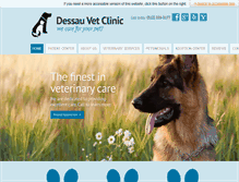 Tablet Screenshot of dessauvetclinic.com